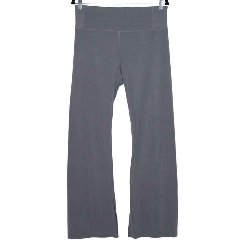 Athleta Side Slit Grey Yoga Pants Size Large